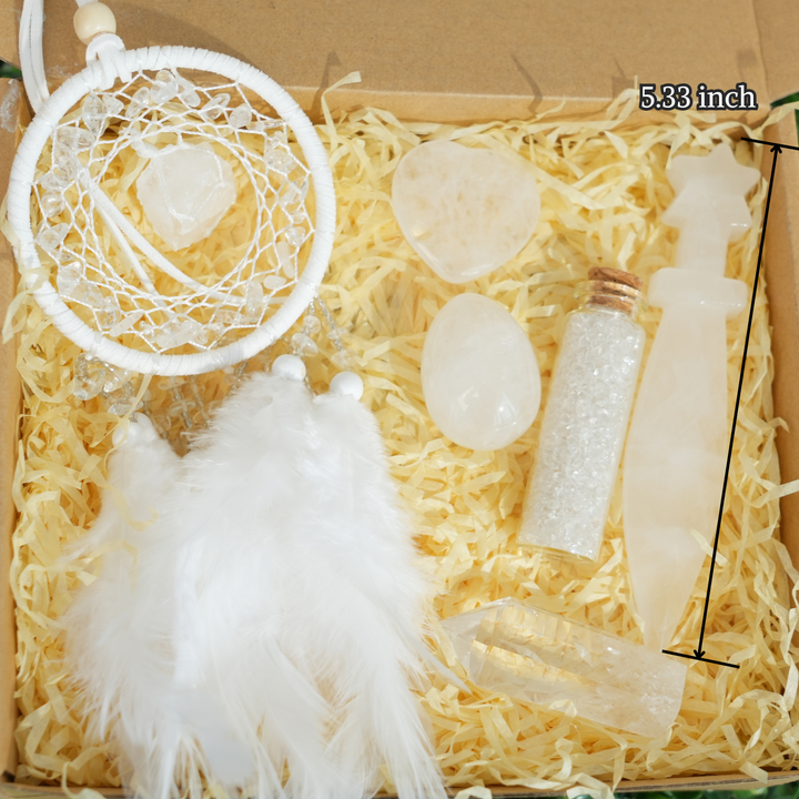 Natural Crystal Value Bundle-Clear Quartz Energy Shield