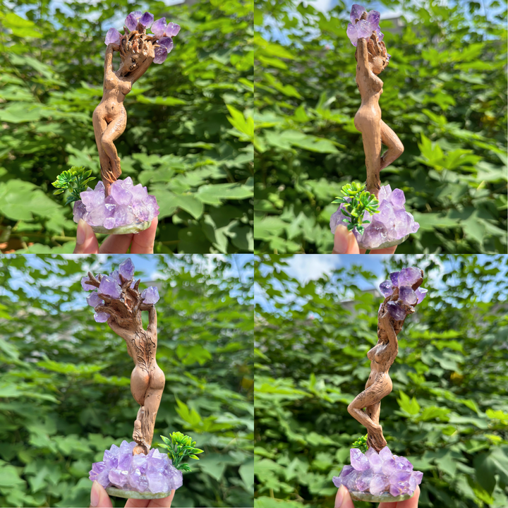 Amethyst Resin Treant