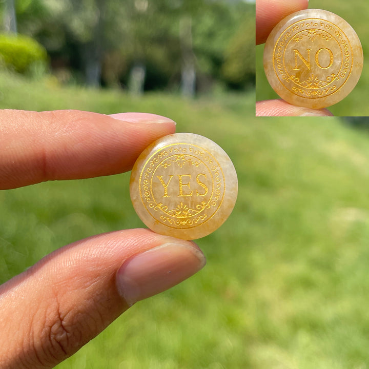 Natural Crystal Decision Coin