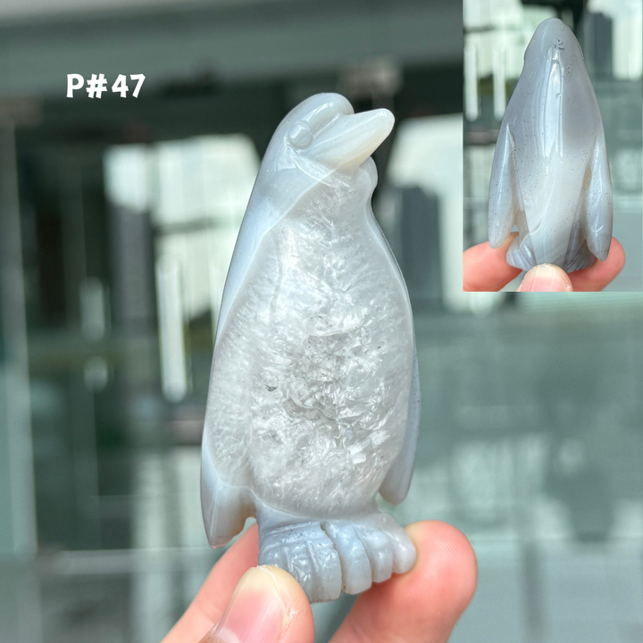 Unique, Agate Geode Penguin