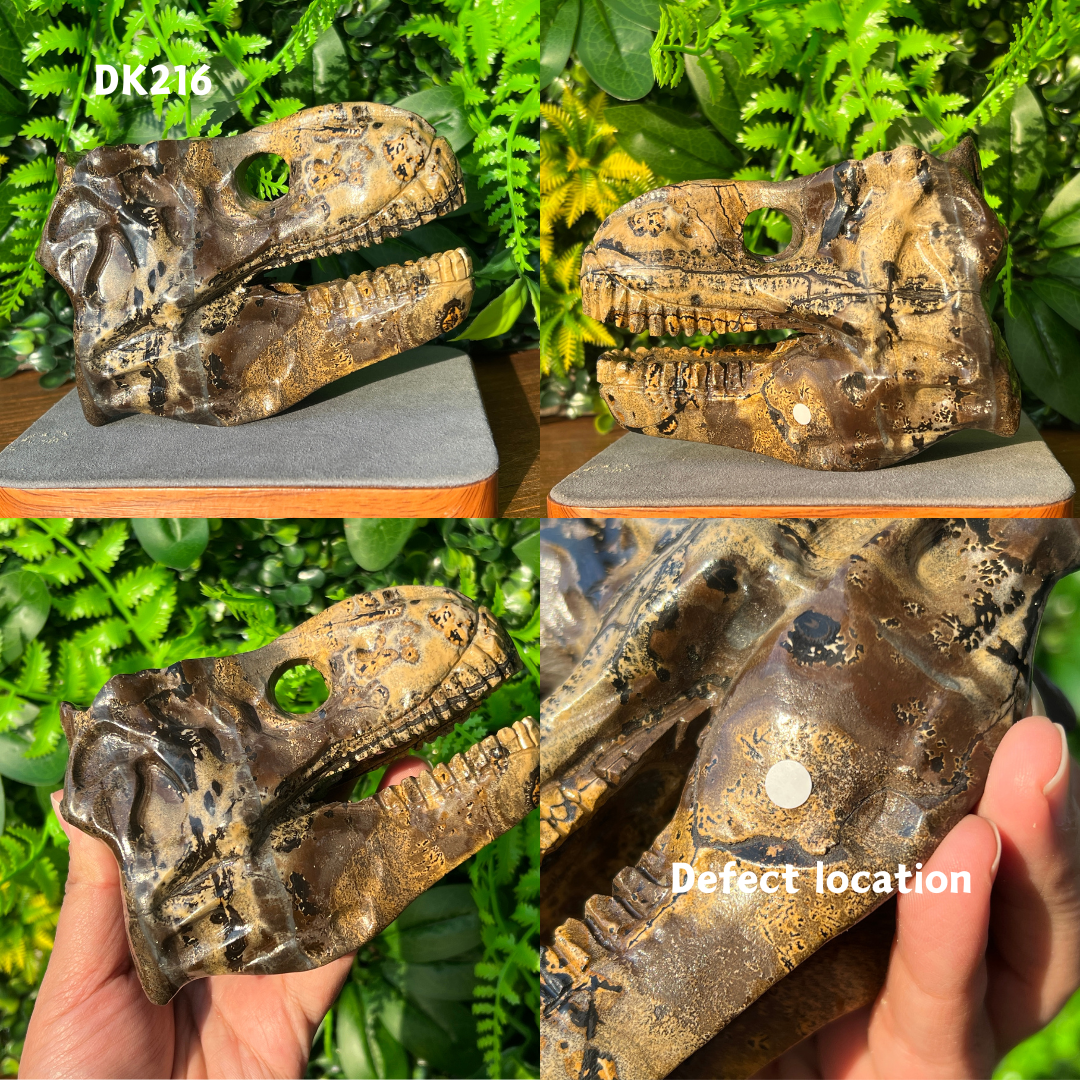 Tyrannosaurus Skull Carving