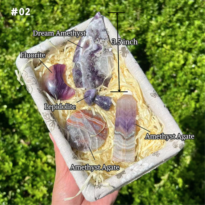 Natural Crystal Self-care Healing Value Bundle