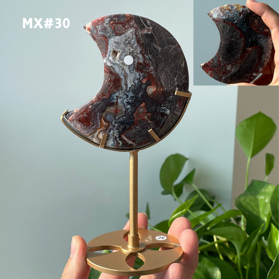Unique, Mexican Agate Moon