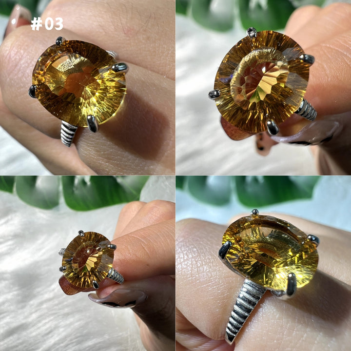 Citrine Ring Group,S925