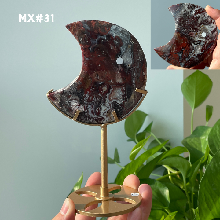 Unique, Mexican Agate Moon