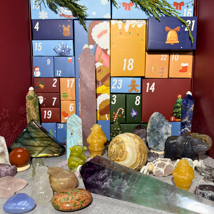 Christmas Advent Calendar Crystal Gift Box