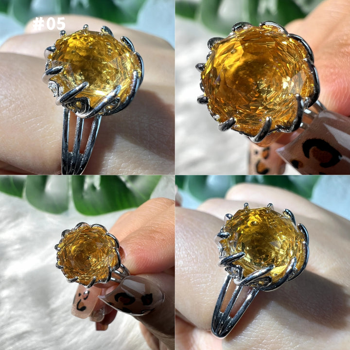 Citrine Ring Group,S925