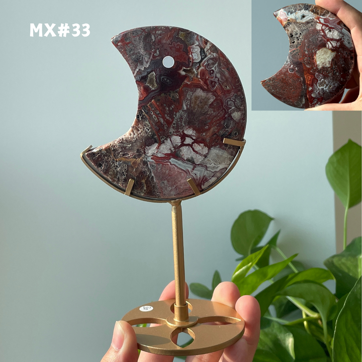 Unique, Mexican Agate Moon