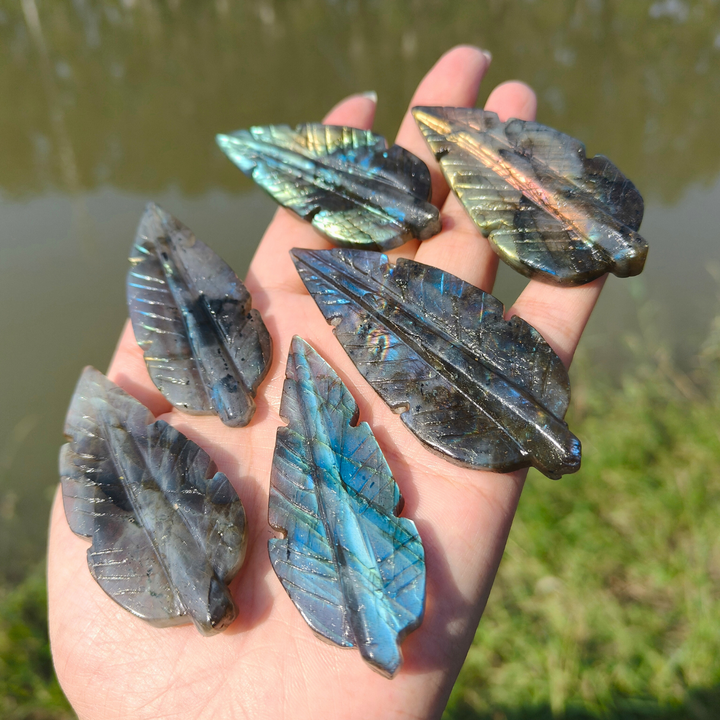 Labradorite Tree Leaf