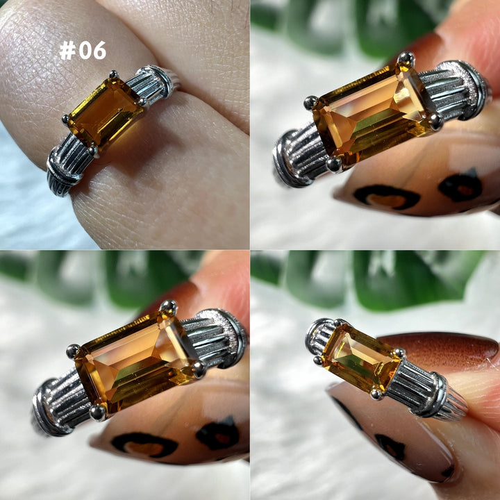 Citrine Ring Group,S925