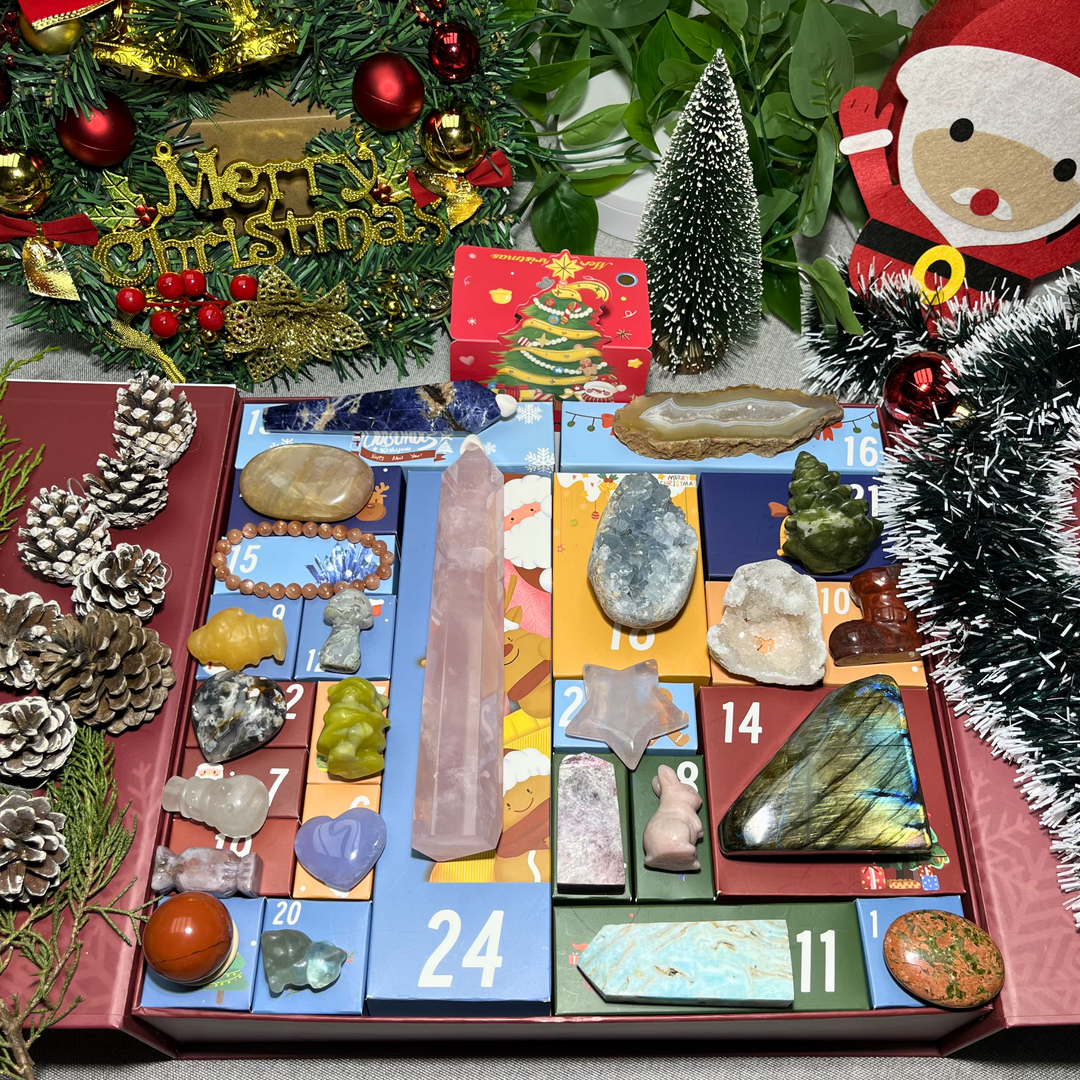 Christmas Advent Calendar Crystal Gift Box