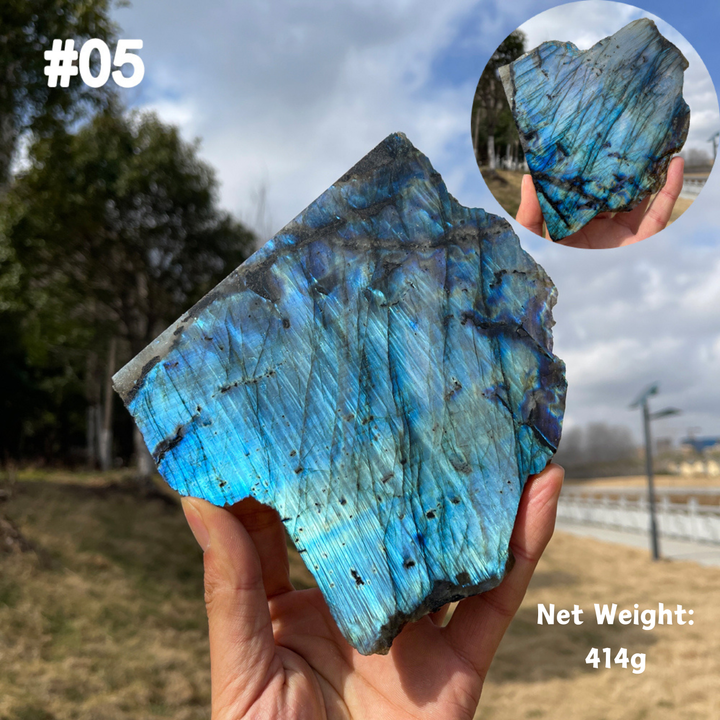 Unique,Natural Labradorite Slice