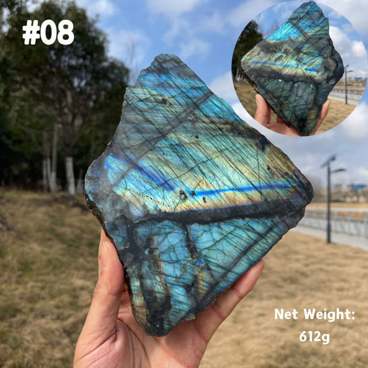 Unique,Natural Labradorite Slice