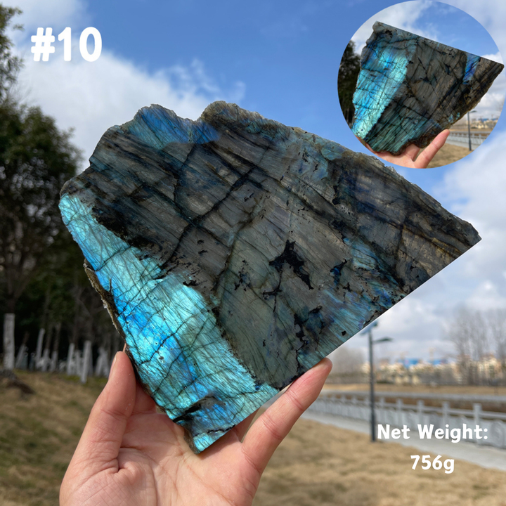 Unique,Natural Labradorite Slice