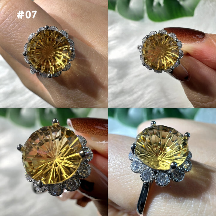 Citrine Ring Group,S925