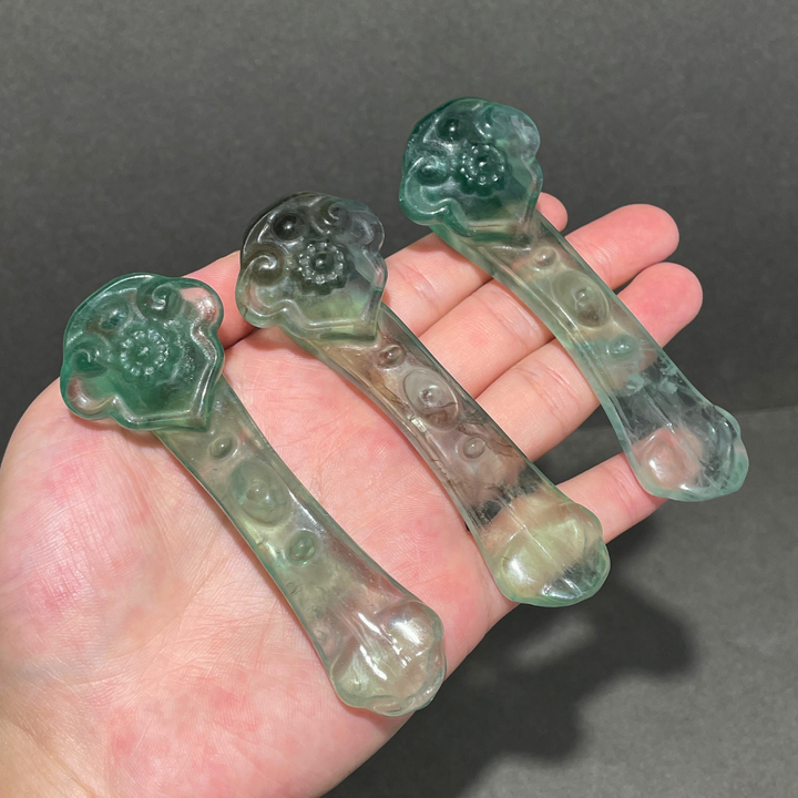 Fluorite Ruyi Carving