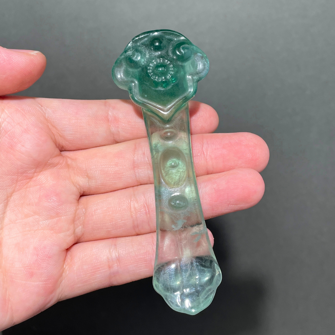 Fluorite Ruyi Carving