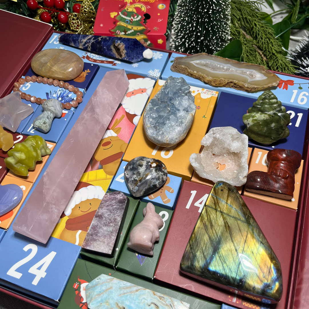 Christmas Advent Calendar Crystal Gift Box