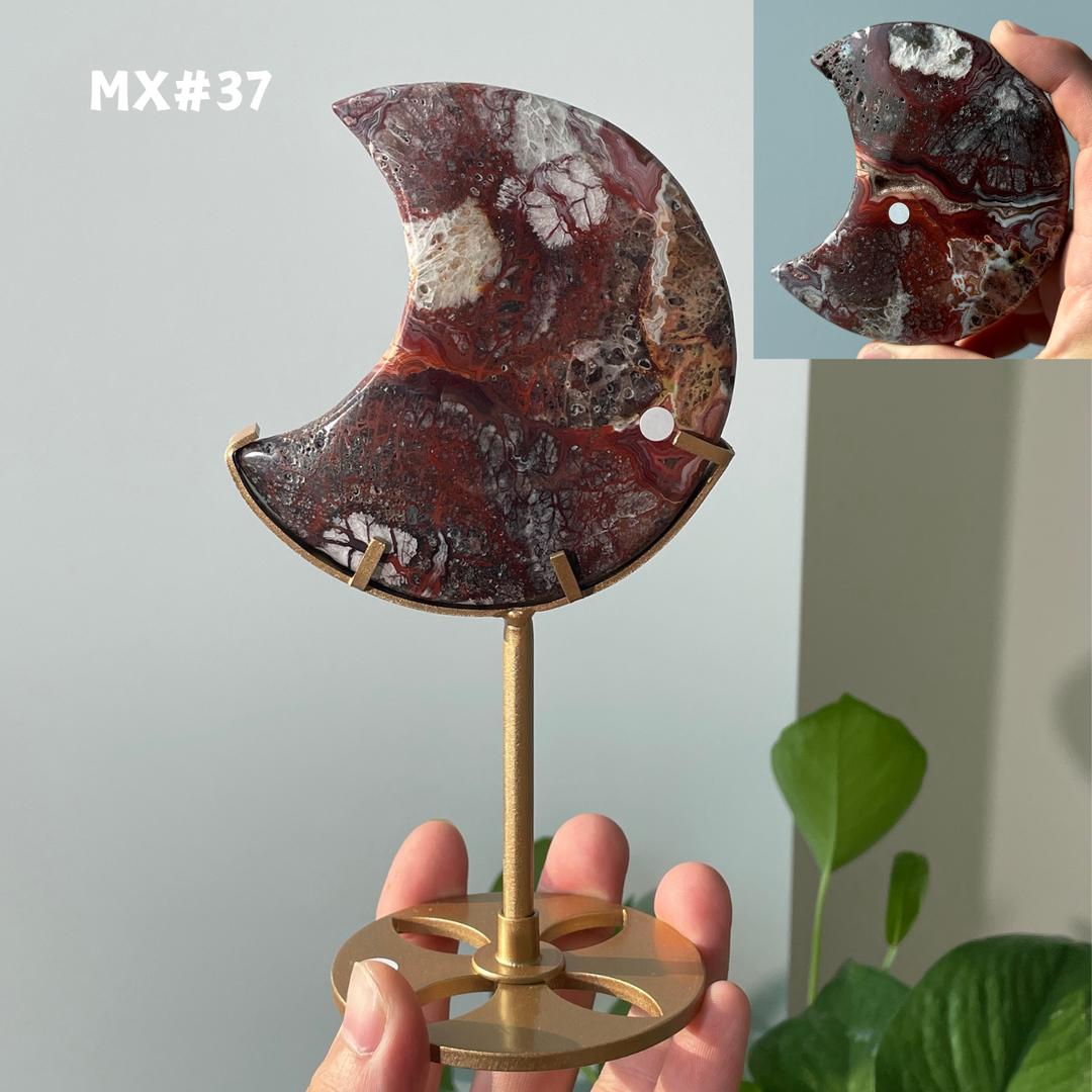 Unique, Mexican Agate Moon