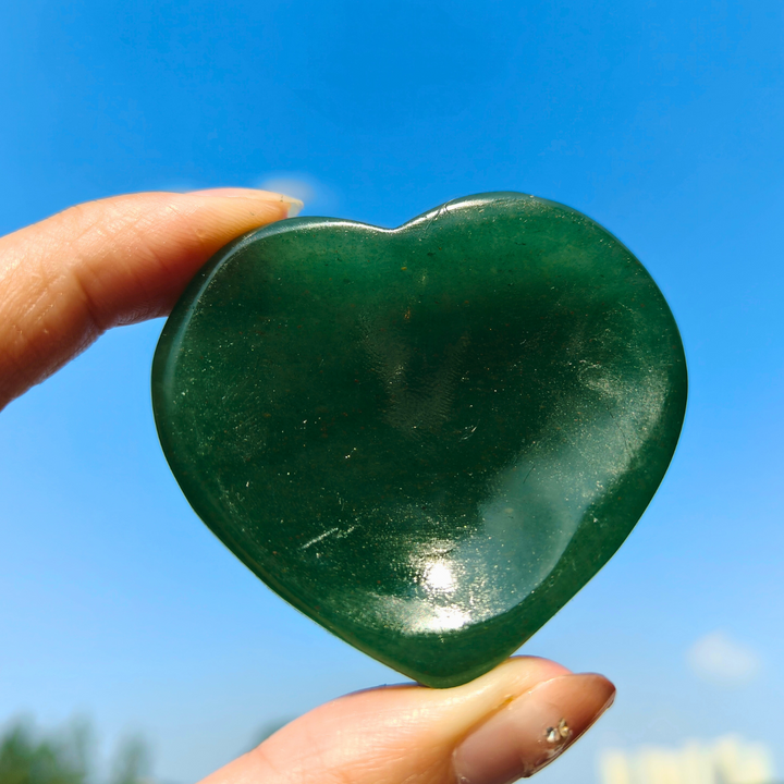 Green Aventurine Heart