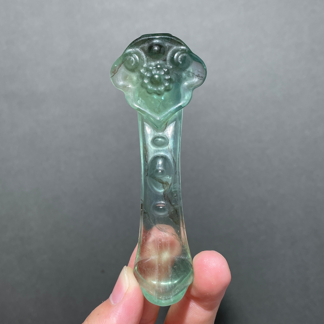 Fluorite Ruyi Carving