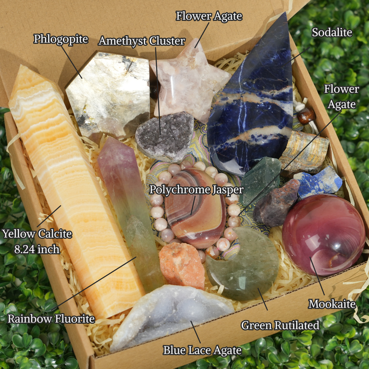 Natural Crystal Self-care Healing Value Bundle