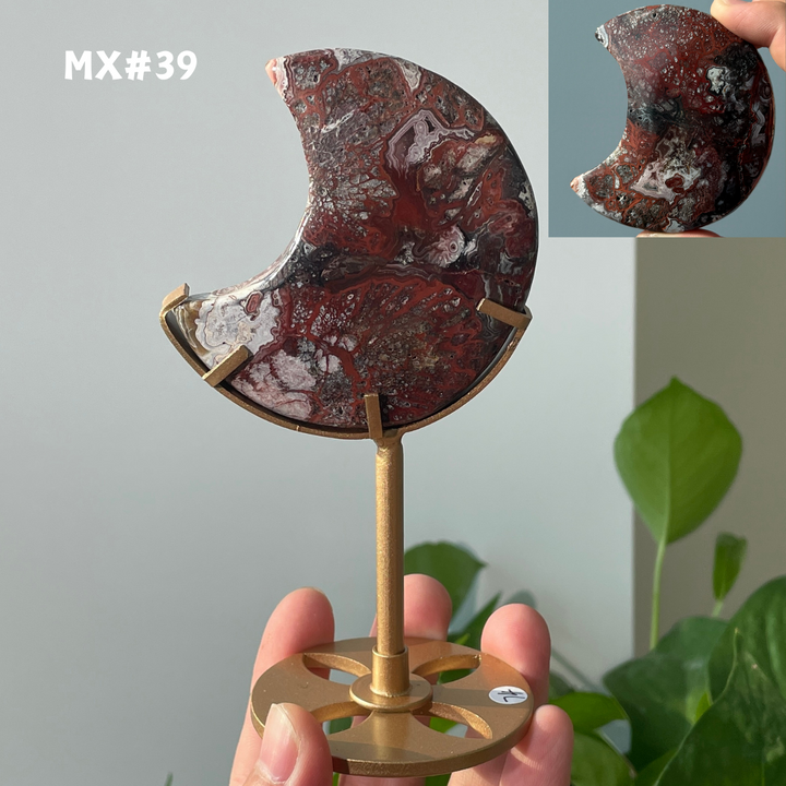 Unique, Mexican Agate Moon