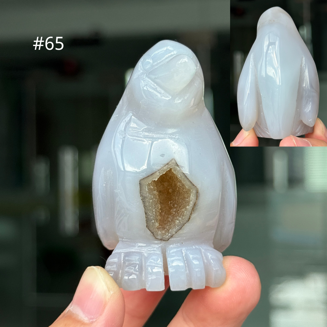 Unique, Agate Geode Penguin