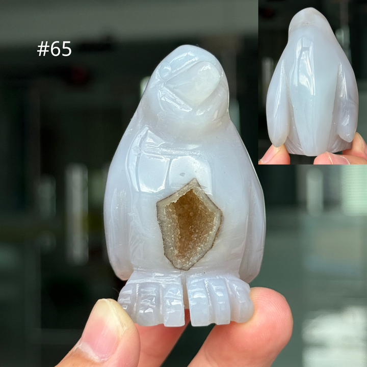 Unique, Agate Geode Penguin