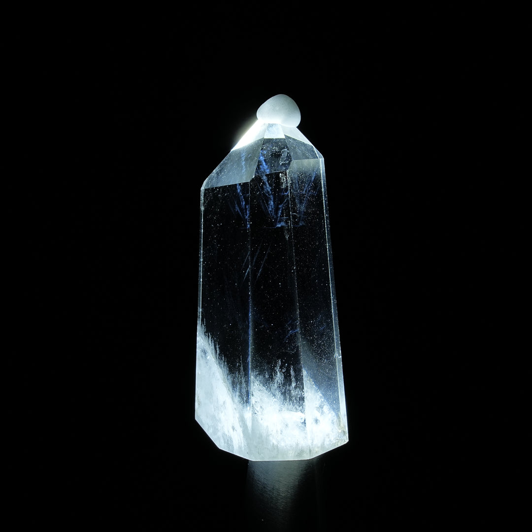 Unique,Natural Crystal Blue Needle Quartz Point