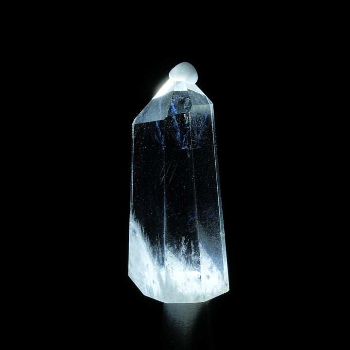 Unique,Natural Crystal Blue Needle Quartz Point