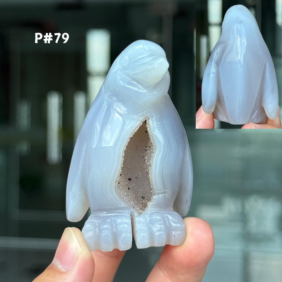 Unique, Agate Geode Penguin