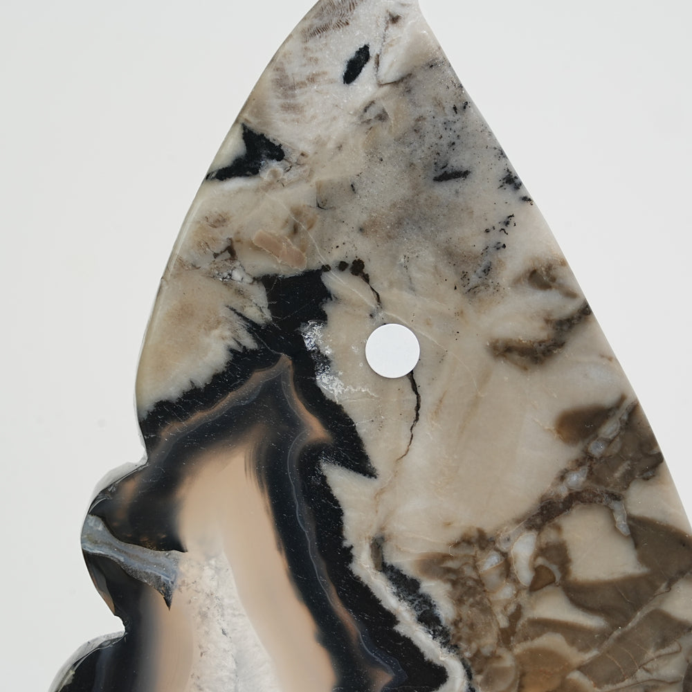Unique,A Slightly Imperfect Natural Crystal Volcanic Agate Butterfly Wings