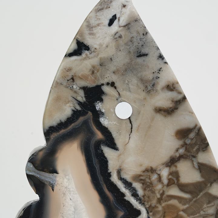 Unique,A Slightly Imperfect Natural Crystal Volcanic Agate Butterfly Wings