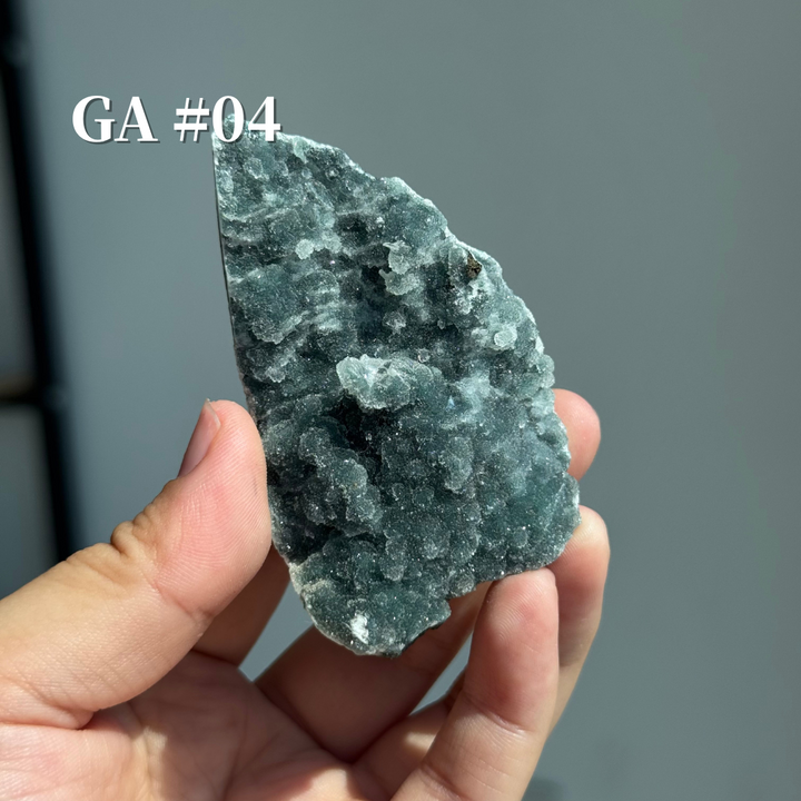 Unique, Sugar Druzy Apophyllite Cluster with Stilbite and Chlorite