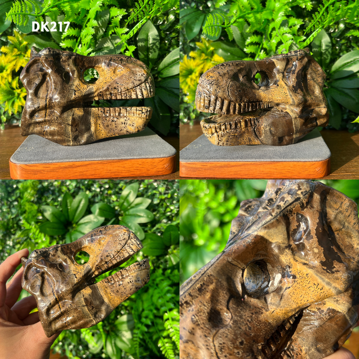 Tyrannosaurus Skull Carving