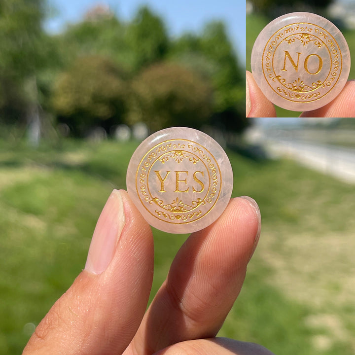 Natural Crystal Decision Coin
