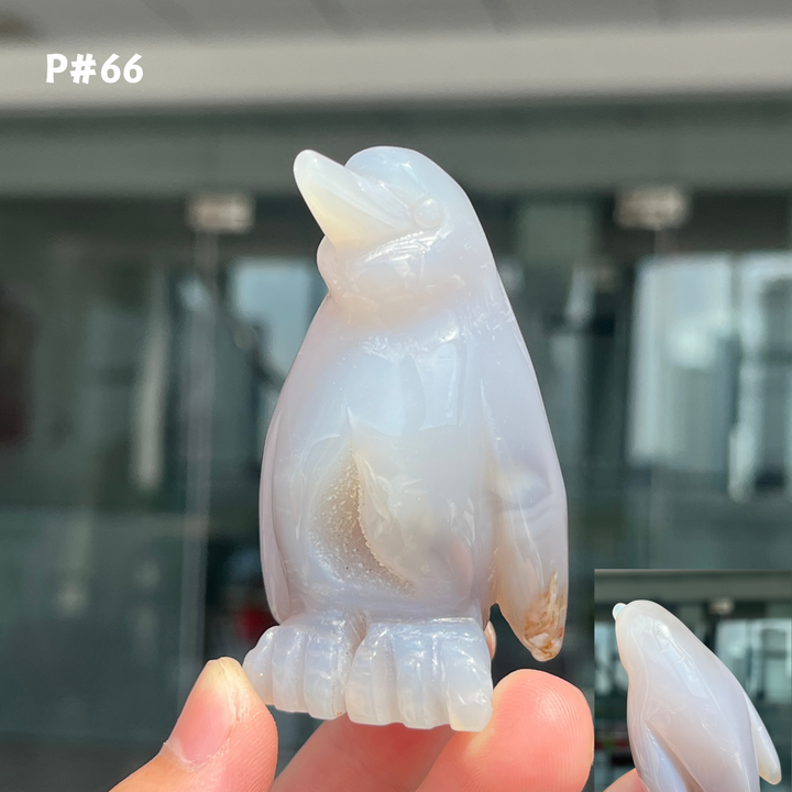 Unique, Agate Geode Penguin