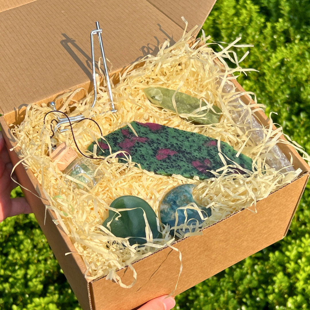 Natural Crystal Stress Relief Value Bundle-Ruby Forest