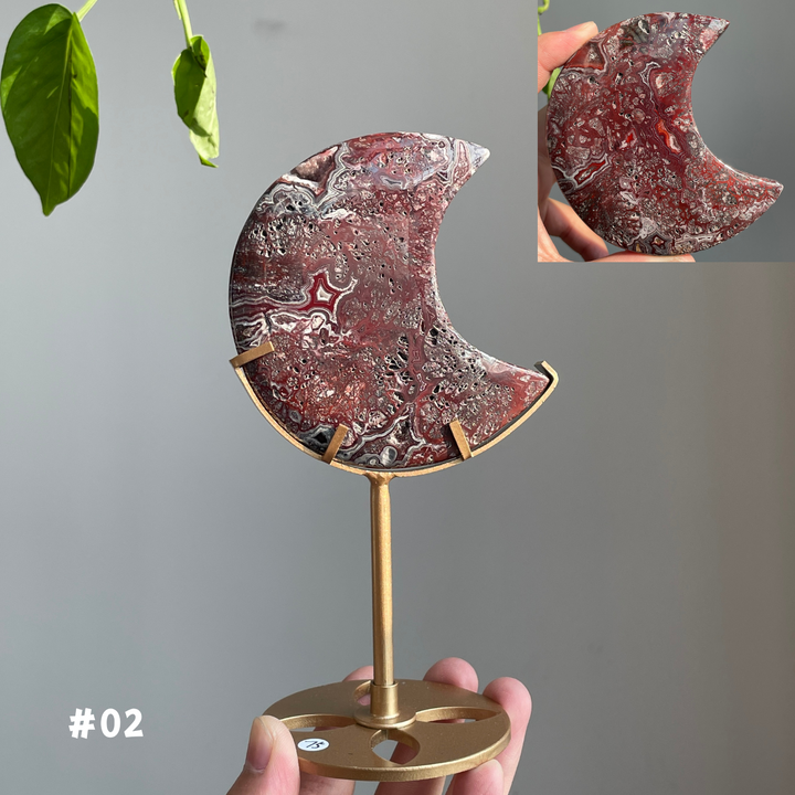 Unique, Mexican Agate Moon