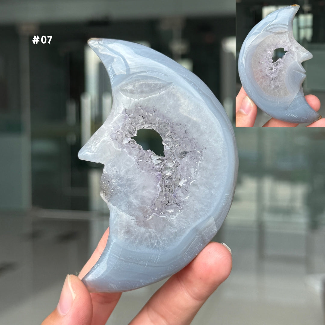 Agate Geode Moon