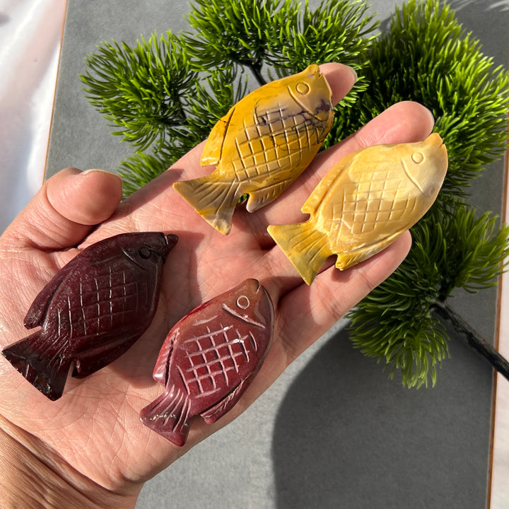 Mookaite Fish Carving