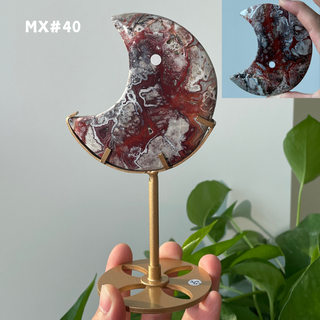 Unique, Mexican Agate Moon