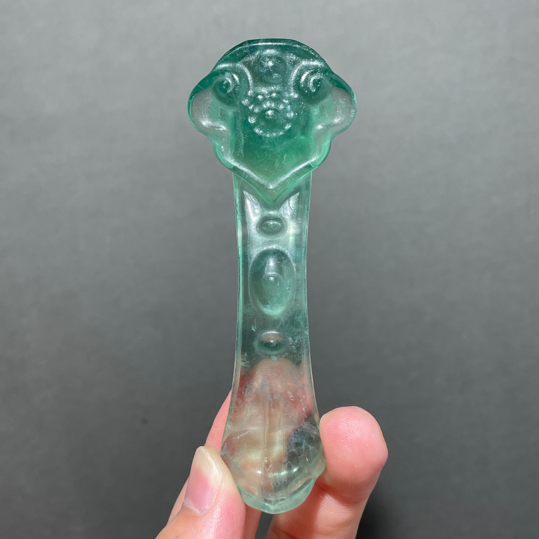 Fluorite Ruyi Carving