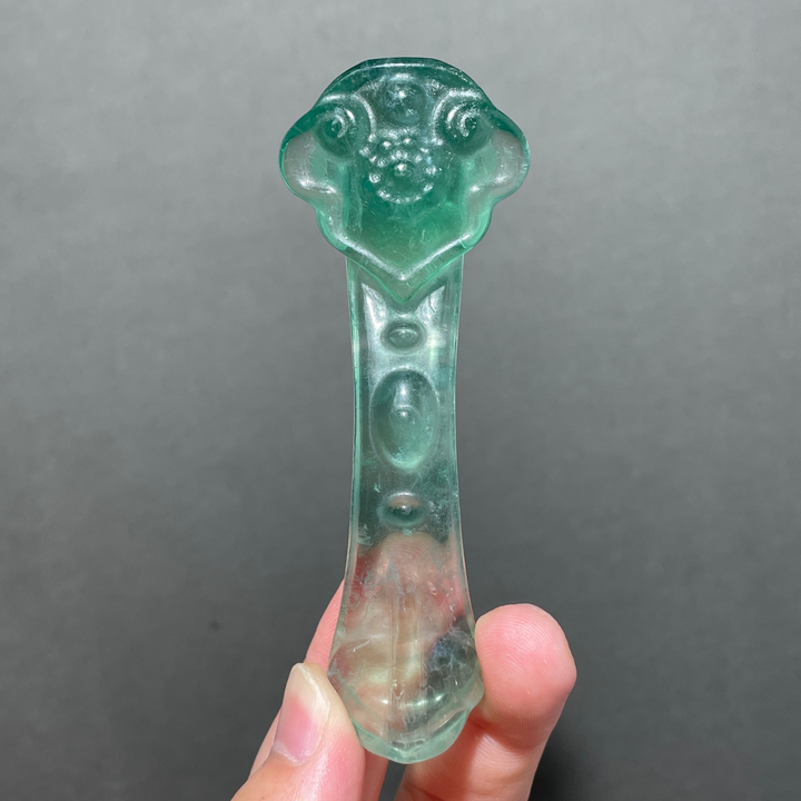 Fluorite Ruyi Carving