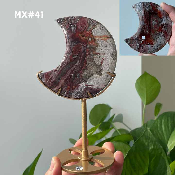 Unique, Mexican Agate Moon
