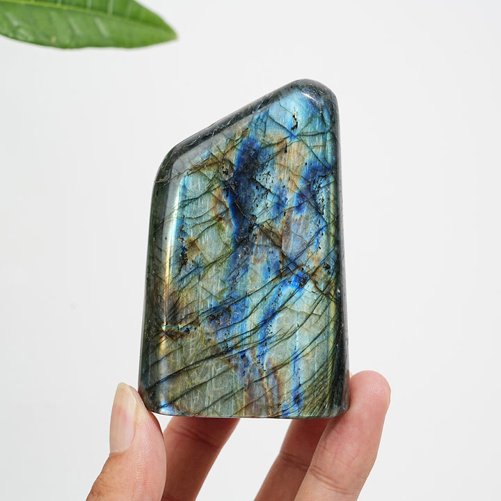 Unique,Natural Crystal Labradorite Ornament