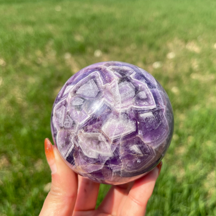 Imperfect,Natural Crystal Dream Amethyst Sphere
