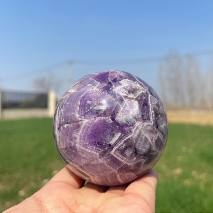 Imperfect,Natural Crystal Dream Amethyst Sphere