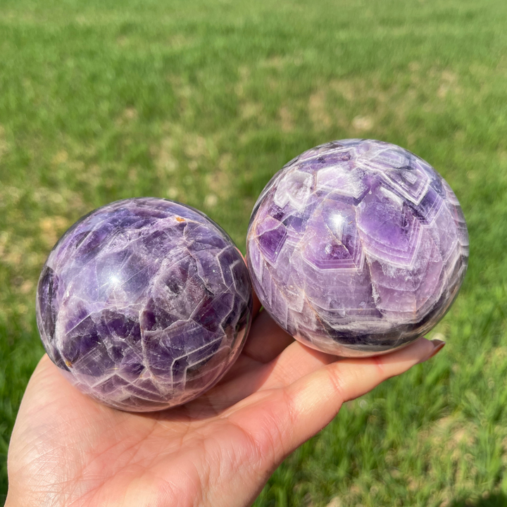 Imperfect,Natural Crystal Dream Amethyst Sphere